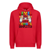 Red level 100 days of school completed Premium Hoodie - Artiststas