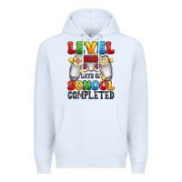 White level 100 days of school completed Premium Hoodie - Artiststas