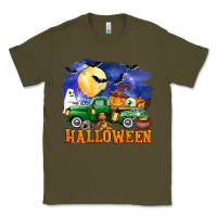 Army Green halloween truck Classic Tee - AdoDesignShop