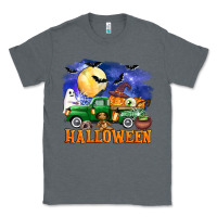 Charcoal Heather halloween truck Classic Tee - AdoDesignShop