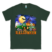 Sports Green halloween truck Classic Tee - AdoDesignShop
