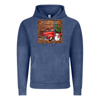 Vintage Denim christmas truck coaster Vintage Hoodie - JahusDesignShop