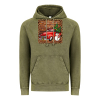 Vintage Olive christmas truck coaster Vintage Hoodie - JahusDesignShop