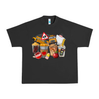 Pigment Black School Bus Coffee Cups Urban Heavy Tee - FaDigitalArtStudio