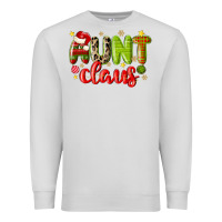 Dove Grey aunt claus Premium Sweatshirt - MaliasSmallBusiness