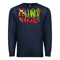 Navy aunt claus Premium Sweatshirt - MaliasSmallBusiness