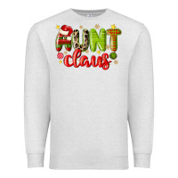 Oatmeal Heather aunt claus Premium Sweatshirt - MaliasSmallBusiness