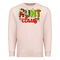 Pale Pink aunt claus Premium Sweatshirt - MaliasSmallBusiness