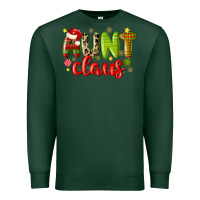 Sports Green aunt claus Premium Sweatshirt - MaliasSmallBusiness