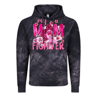 Cloud Black My Mom Is a Fighter with Ribbon Vintage Hoodie - texasbilliewilder