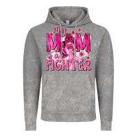Cloud Rock My Mom Is a Fighter with Ribbon Vintage Hoodie - texasbilliewilder