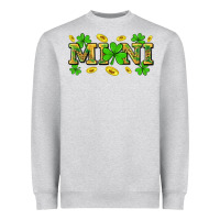 Heather Grey St. Patricks Day mini Heavyweight Sweatshirt - Neo Western