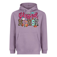 Lavender blessed nurse Heavyweight Hoodie - NancyCooperArtShop