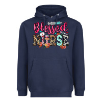 Navy blessed nurse Heavyweight Hoodie - NancyCooperArtShop