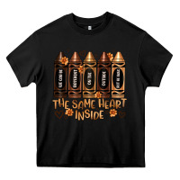Black the same heart inside artiststas Heavy Core Tee - Artiststas
