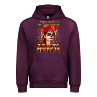 Mauve Wine Always Chingona sometimes cabrona but never pendej Urban Hoodie - NancyCooperArtShop