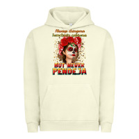Pigment Pistachio Always Chingona sometimes cabrona but never pendej Urban Hoodie - NancyCooperArtShop
