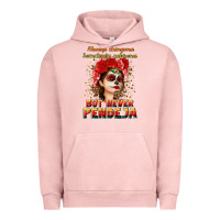 Pigment Salmon Always Chingona sometimes cabrona but never pendej Urban Hoodie - NancyCooperArtShop