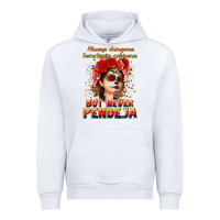 White Always Chingona sometimes cabrona but never pendej Urban Hoodie - NancyCooperArtShop