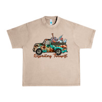 French Oak respiratory therapist truck Urban Heavy Tee - RacoonDesign