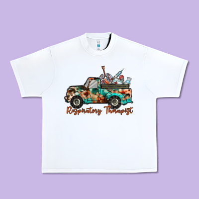 Respiratory Therapist Truck Urban Heavy Tee Designed By Racoondesign