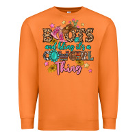 Carrot boots and bling it's a cowgirl thing Premium Sweatshirt - MaliasSmallBusiness