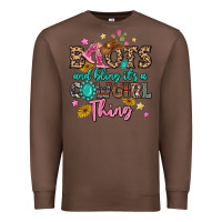 Chestnut boots and bling it's a cowgirl thing Premium Sweatshirt - MaliasSmallBusiness