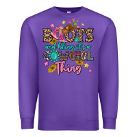 Purple boots and bling it's a cowgirl thing Premium Sweatshirt - MaliasSmallBusiness