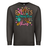 Smoke boots and bling it's a cowgirl thing Premium Sweatshirt - MaliasSmallBusiness