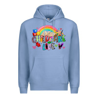 Colony Blue childcare life Premium Hoodie - Artiststas