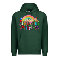 Sports Green childcare life Premium Hoodie - Artiststas