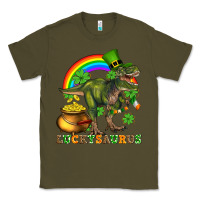 Army Green luckysaurus and st patricks Classic Tee - AdoDesignShop