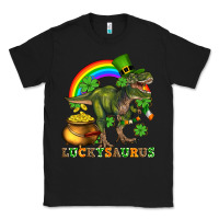 Black luckysaurus and st patricks Classic Tee - AdoDesignShop