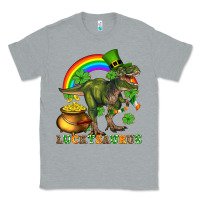 Heather Grey luckysaurus and st patricks Classic Tee - AdoDesignShop