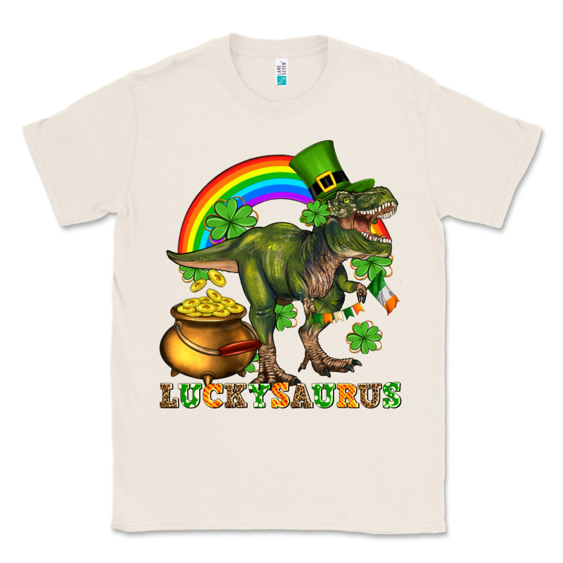 Luckysaurus And St Patricks Classic Tee by AdoDesignShop | Teevron