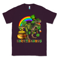 Plum luckysaurus and st patricks Classic Tee - AdoDesignShop