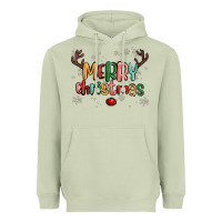Matcha merry christmas raindeerr Heavyweight Hoodie - MaliasSmallBusiness
