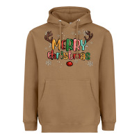 Toasted Coconut merry christmas raindeerr Heavyweight Hoodie - MaliasSmallBusiness