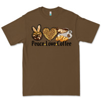 Cacao peace love coffee Premium Tee - BarkalooDesign