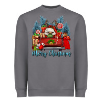 Storm merry christmas gnomes truck Heavyweight Sweatshirt - FaDigitalArtStudio