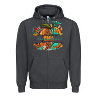 Smoke cma pumpkin nurse Zipper Hoodie - NancyCooperArtShop