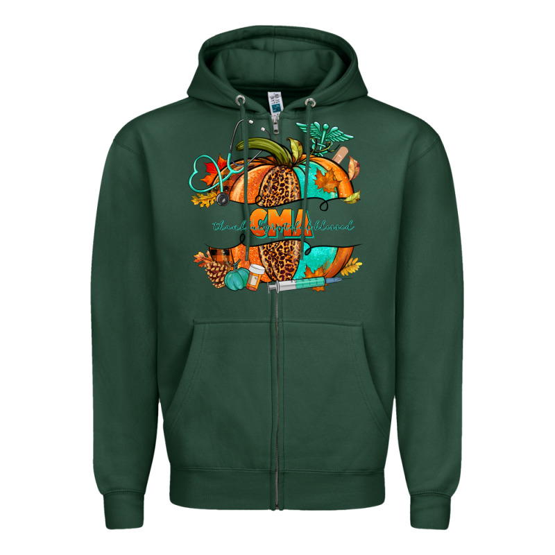 Cma Pumpkin Nurse Zipper Hoodie by NancyCooperArtShop | Teevron