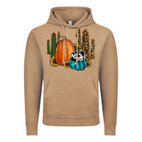 Vintage Coffee sunflower cactus pumpkin fall Vintage Hoodie - RanaPortraitStore