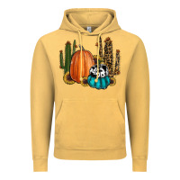 Vintage Mustard sunflower cactus pumpkin fall Vintage Hoodie - RanaPortraitStore