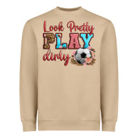 Mushroom look pretty play dirty soccer Heavyweight Sweatshirt - HRA Design Shop