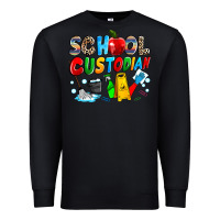 Black school custodian Premium Sweatshirt - NancyCooperArtShop