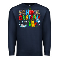 Navy school custodian Premium Sweatshirt - NancyCooperArtShop