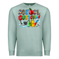 Seafoam school custodian Premium Sweatshirt - NancyCooperArtShop