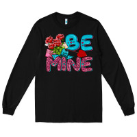 Black be mine valentine Long Sleeve Tee - AdoDesignShop
