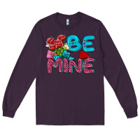 Plum be mine valentine Long Sleeve Tee - AdoDesignShop